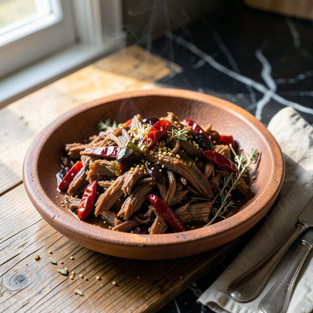 Machaca Recipe Instant Pot: Spiced Beef Scramble in Minutes
