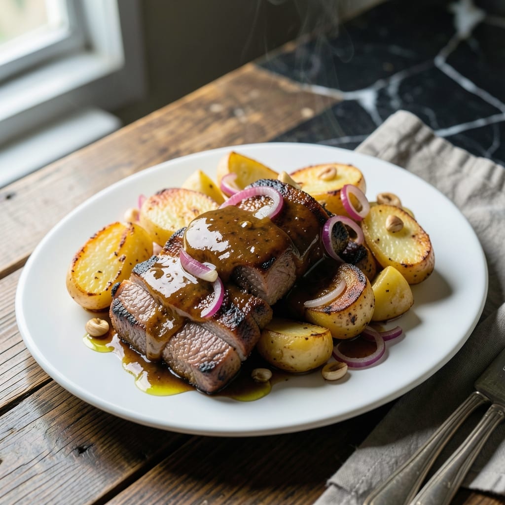 Pork Steak Tagalog Recipe Panlasang Pinoy: Vinegar-Braised Pork With Potatoes