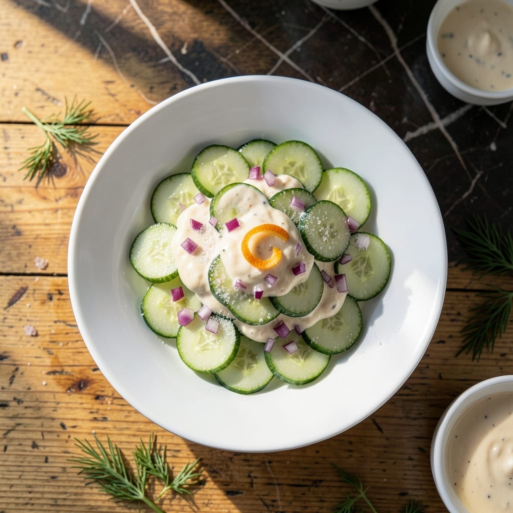 Cucumber Salad Recipe Mayo Vinegar Sugar: Creamy Tangy Crunch in Minutes