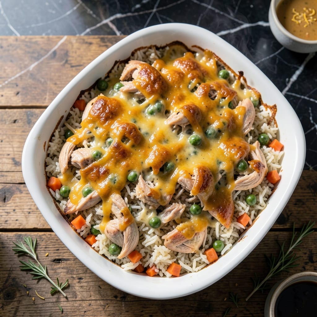 Recipe For Leftover Chicken And Rice Casserole: Creamy Bake With Zero Waste Recipe For Leftover Chicken And Rice Casserole: Creamy Bake With Zero Waste