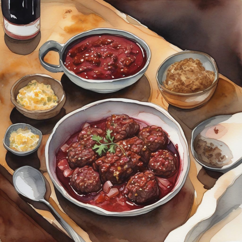 ground beef red wine recipe