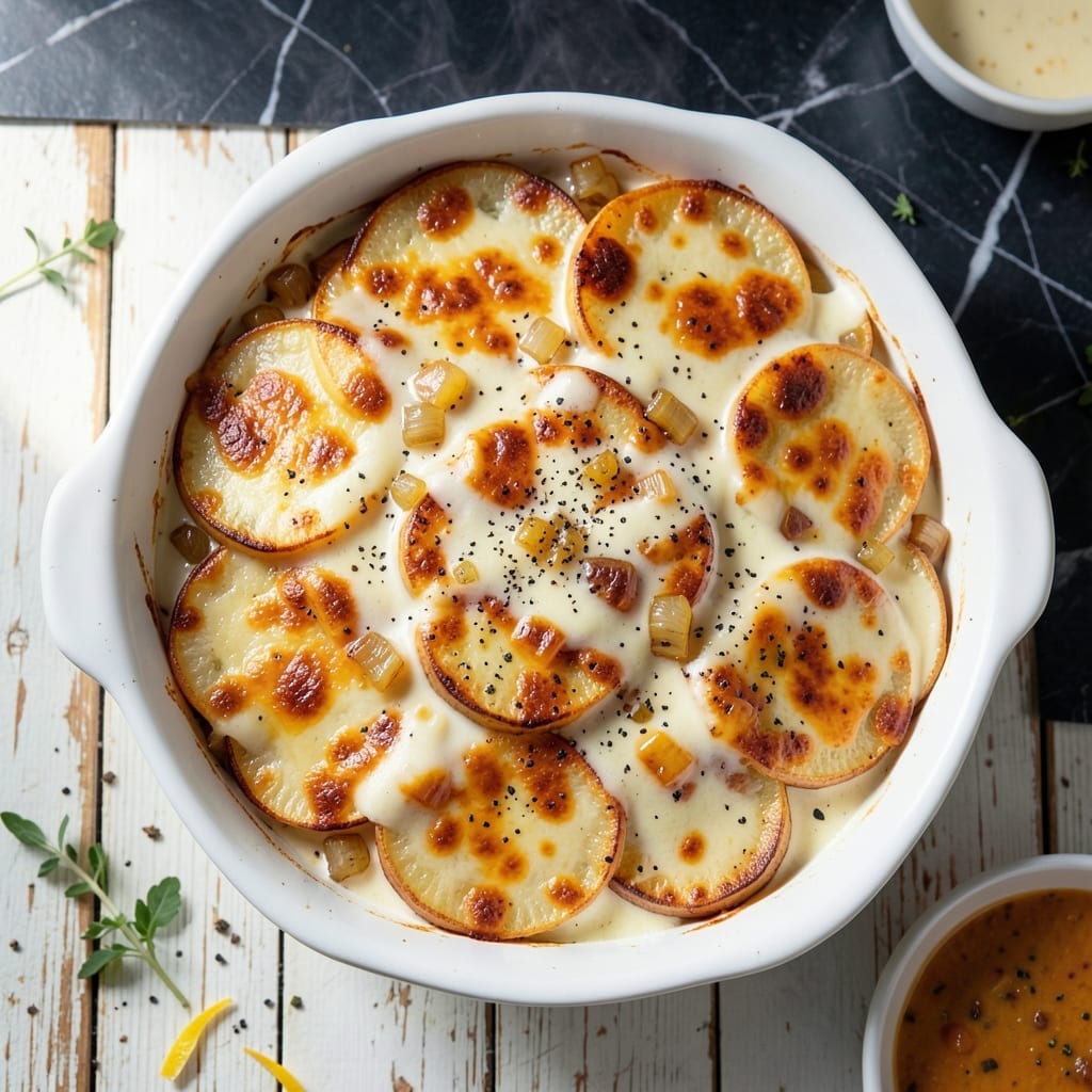 Paula Deen Scalloped Potatoes Recipe: Creamy Layers With Sharp Cheddar Bite
