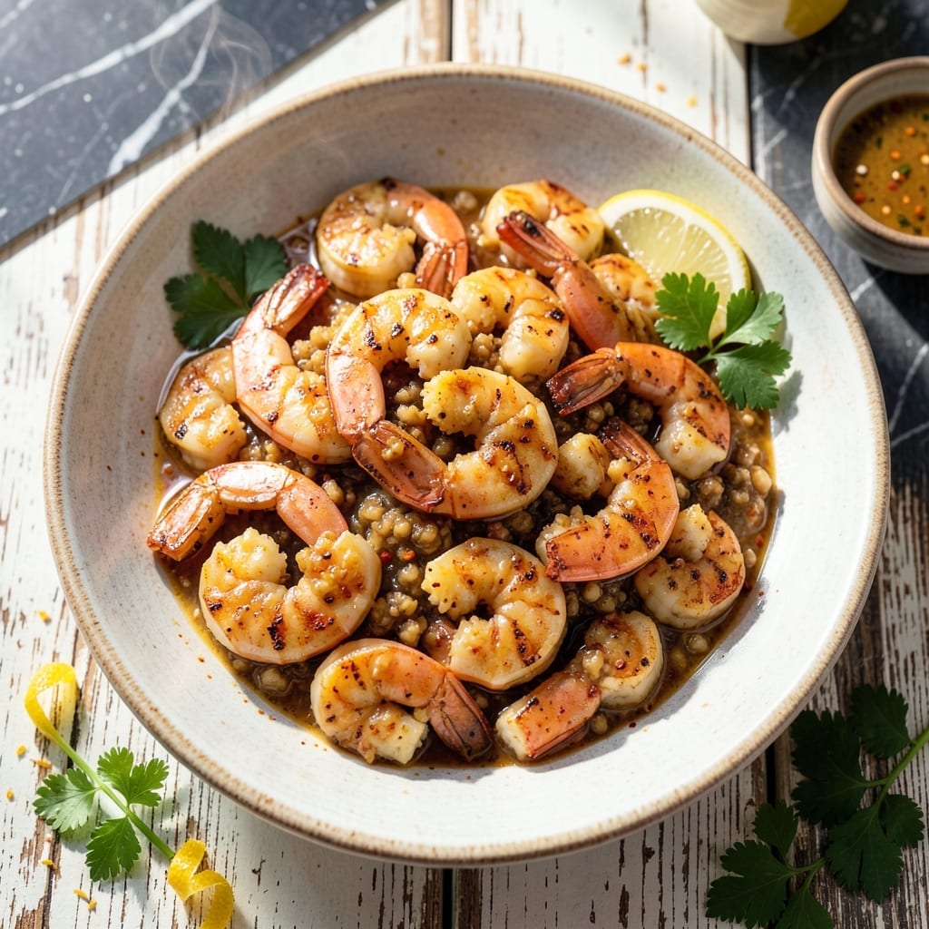 Garlic Shrimp Barbecue Recipe: Grill-Kissed With Bold Garlic Infusion Garlic Shrimp Barbecue Recipe: Grill-Kissed With Bold Garlic Infusion