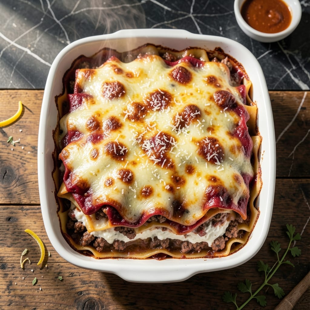 Lasagna Recipe With Spaghetti Sauce: Layered Noodles With Rich Tomato Flavor Lasagna Recipe With Spaghetti Sauce: Layered Noodles With Rich Tomato Flavor