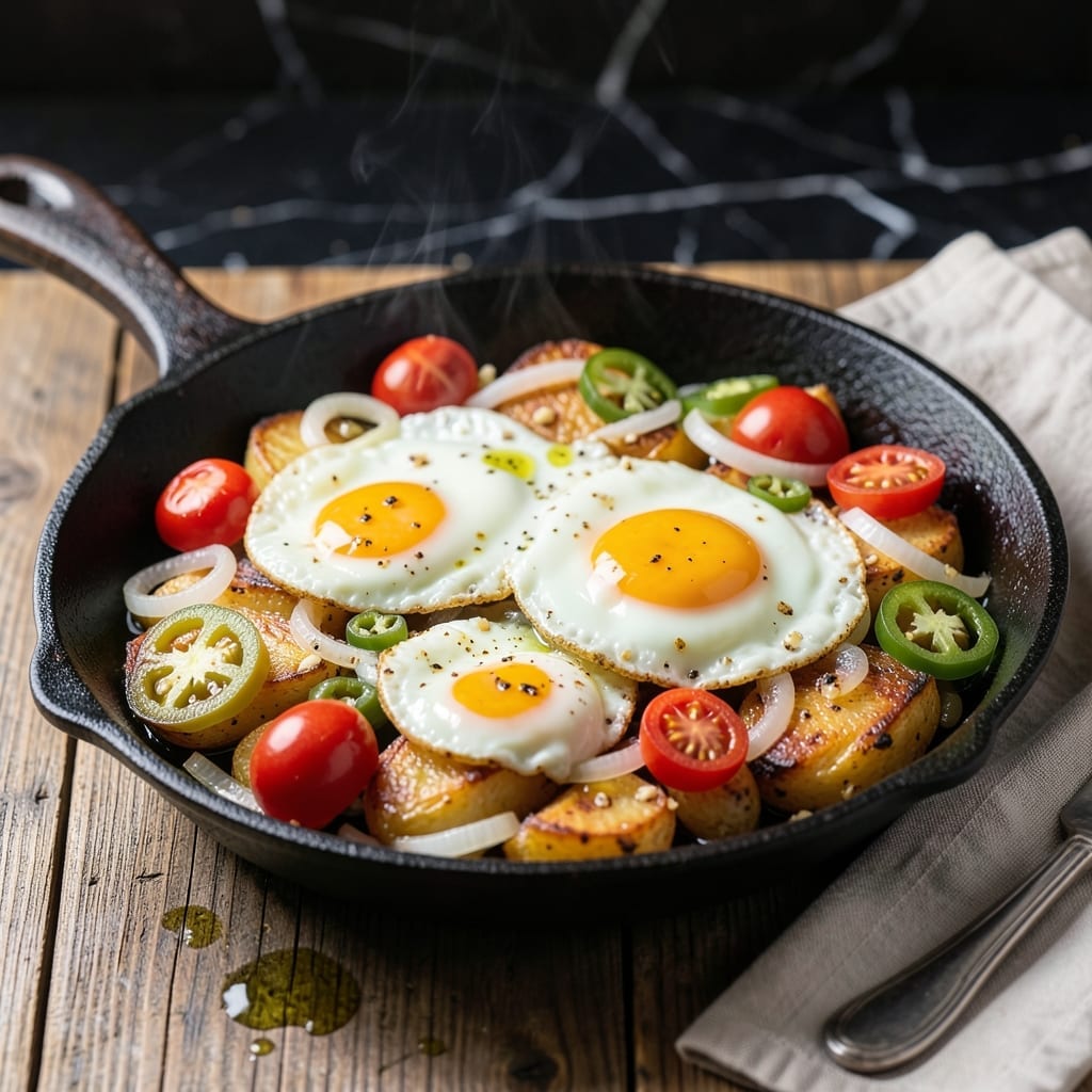 Papa Ranchera Recipe: Authentic Mexican Steak and Eggs Breakfast