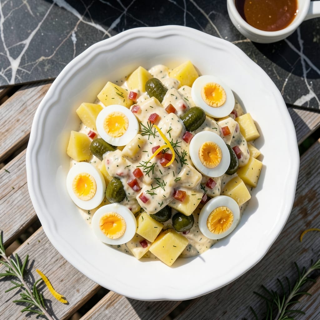 1950s Potato Salad Recipe: Nostalgic Creamy Classic With Egg and Pickles