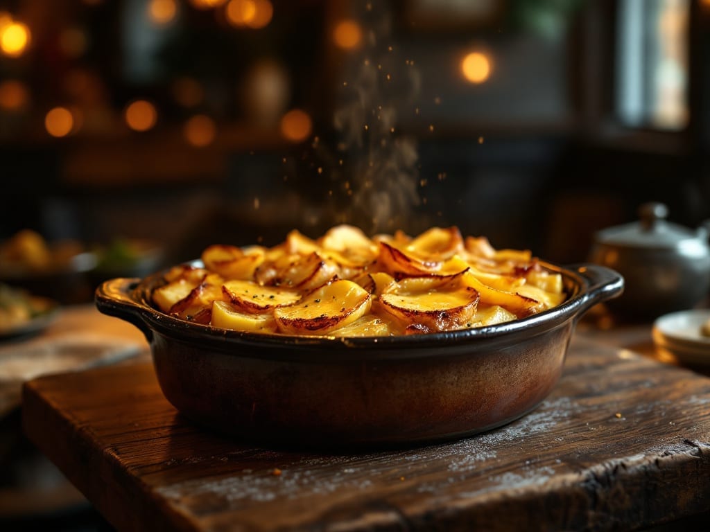 Brisket and Potato Gratin