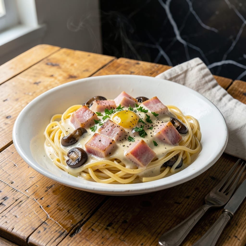 Ham Tetrazzini Recipe Easy: Creamy Noodles With Mushroom Depth