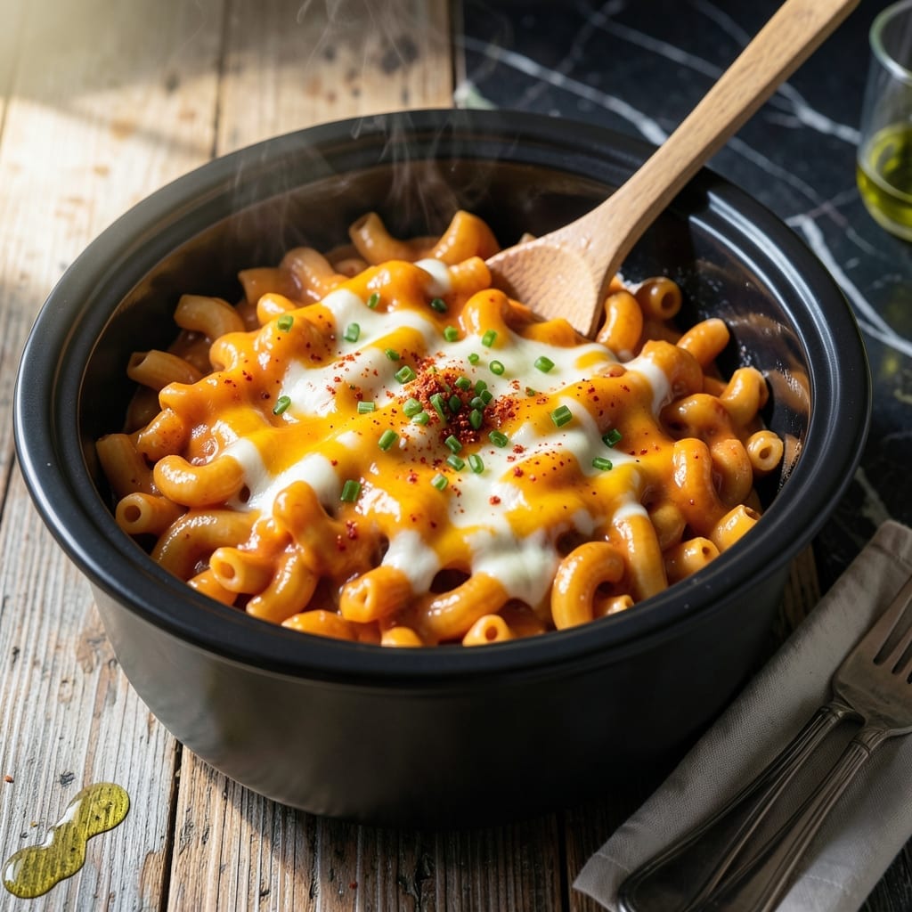 Buffalo Mac and Cheese Recipe Crock Pot: Spicy Creamy Slow-Cooked Goodness
