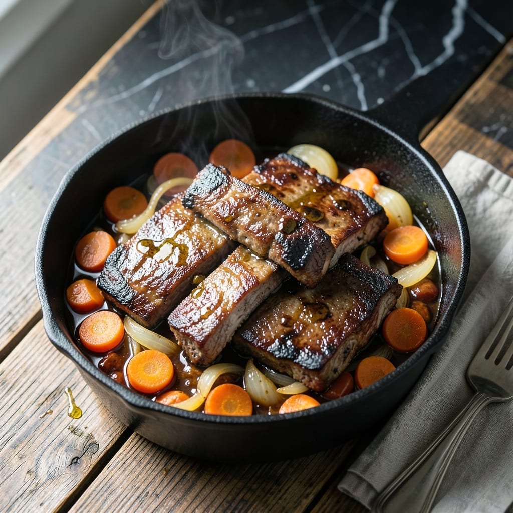 Boneless Short Ribs Recipe Stove Top: Melt-In-Your-Mouth Braised Richness