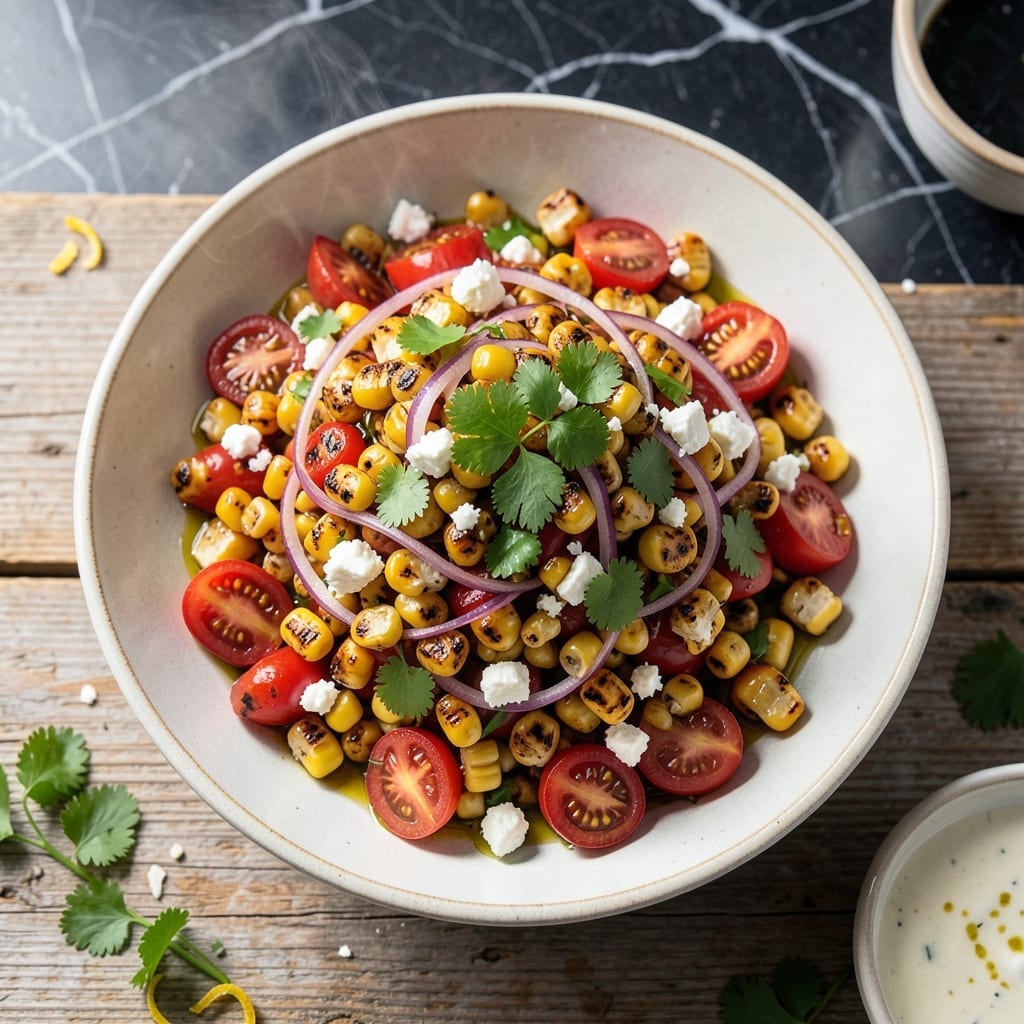 Grilled Corn and Tomato Salad Recipe: Smoky Sweet and Juicy Garden Bites Grilled Corn and Tomato Salad Recipe: Smoky Sweet and Juicy Garden Bites