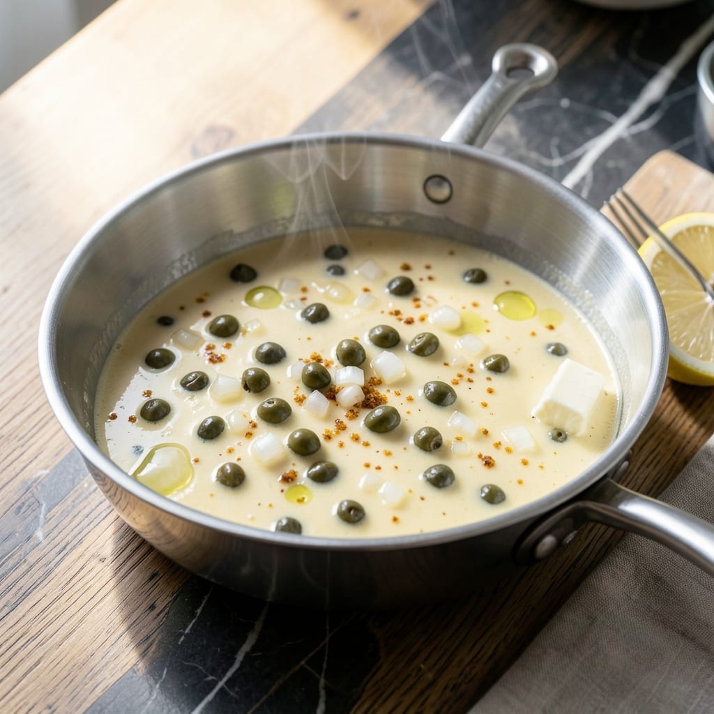 Lemon Butter Caper Sauce Recipe: Bright and Zesty Restaurant-Style Finish