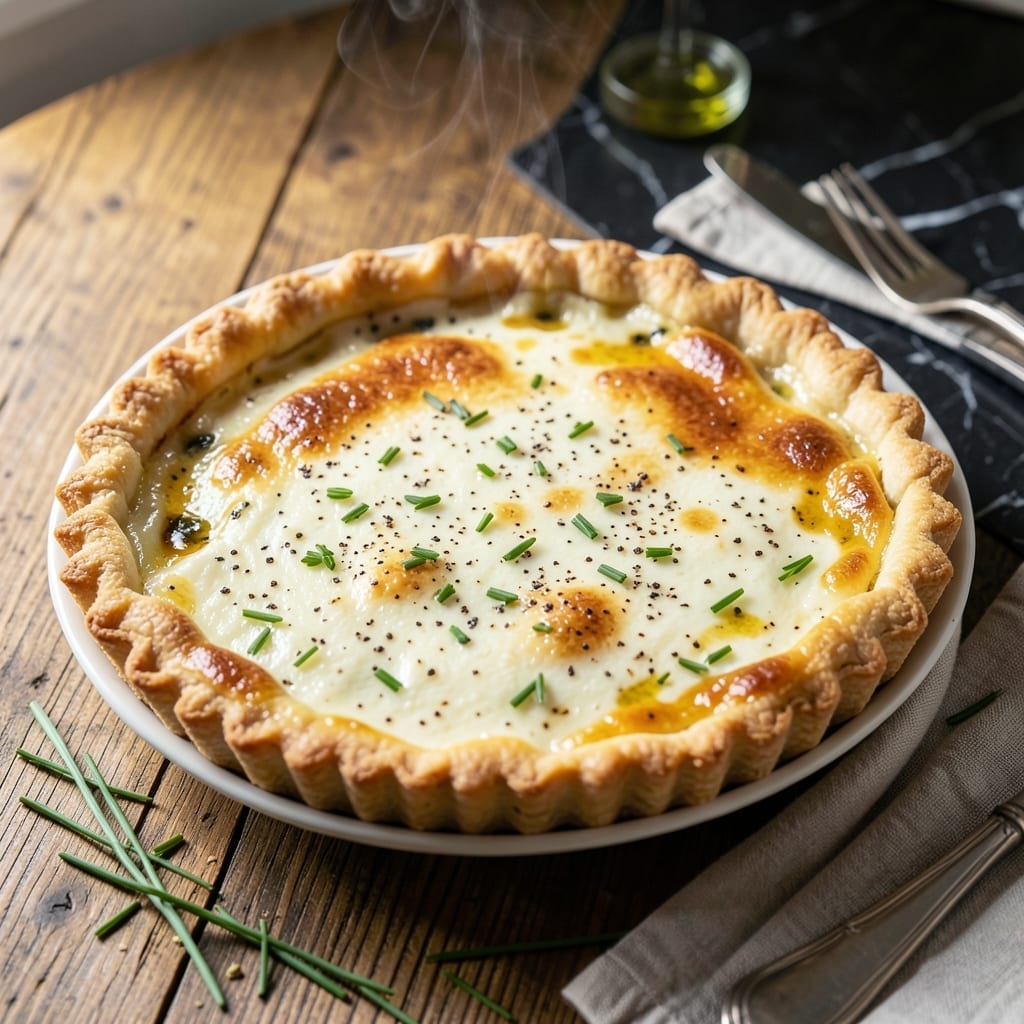 Sour Cream Quiche Recipe: Rich Custard With Flaky Pastry