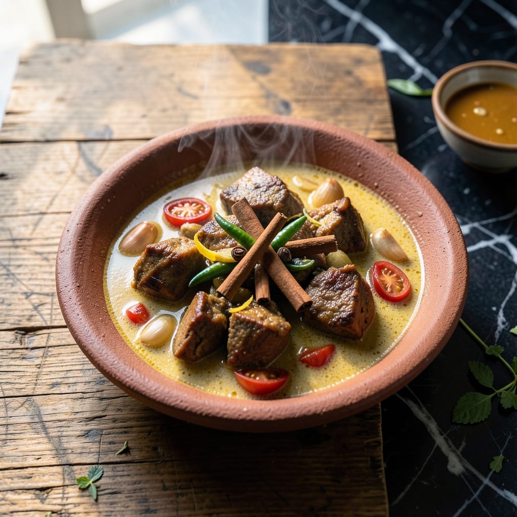 Recipe for Kerala Mutton Curry: Spice-Infused Coconut Gravy Tradition