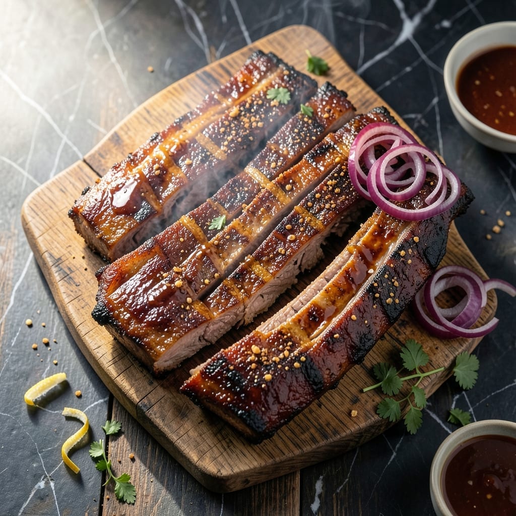 Barbecue Pork Loin Back Ribs Recipe: Smoke-Kissed with Homemade Dry Rub