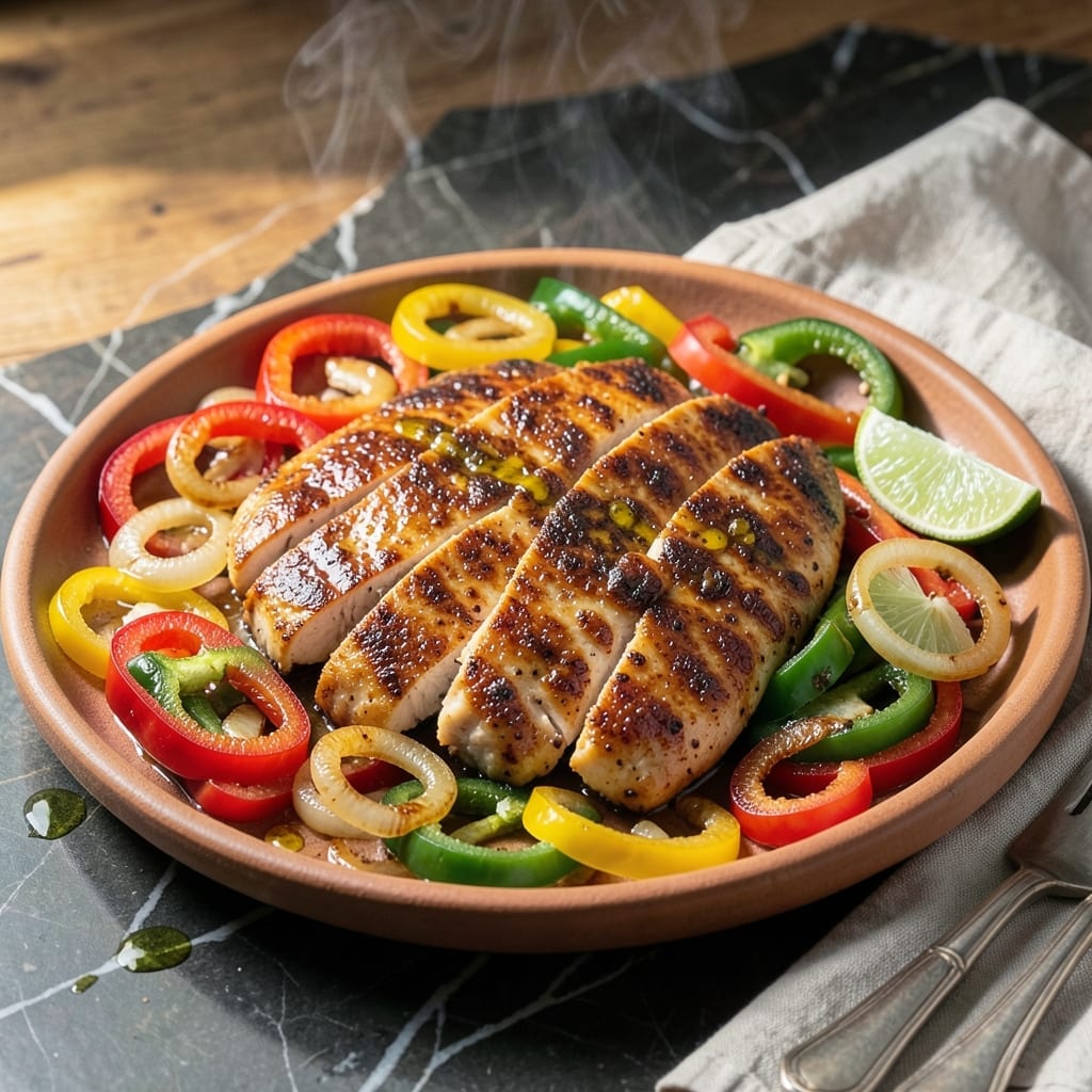 Easy Chicken Fajita Recipe with Fajita Seasoning: Sizzling Skillet Success