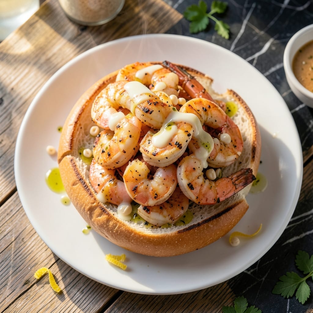 Grilled Shrimp Roll Recipe: Buttery Lobster-Style Sandwich at Home