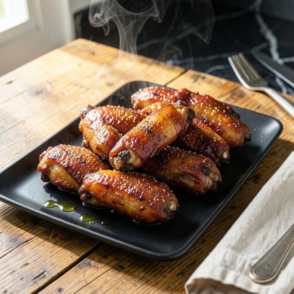 Baked Barbecue Chicken Wings Recipe: Smoky Sweet Crust Without the Grill