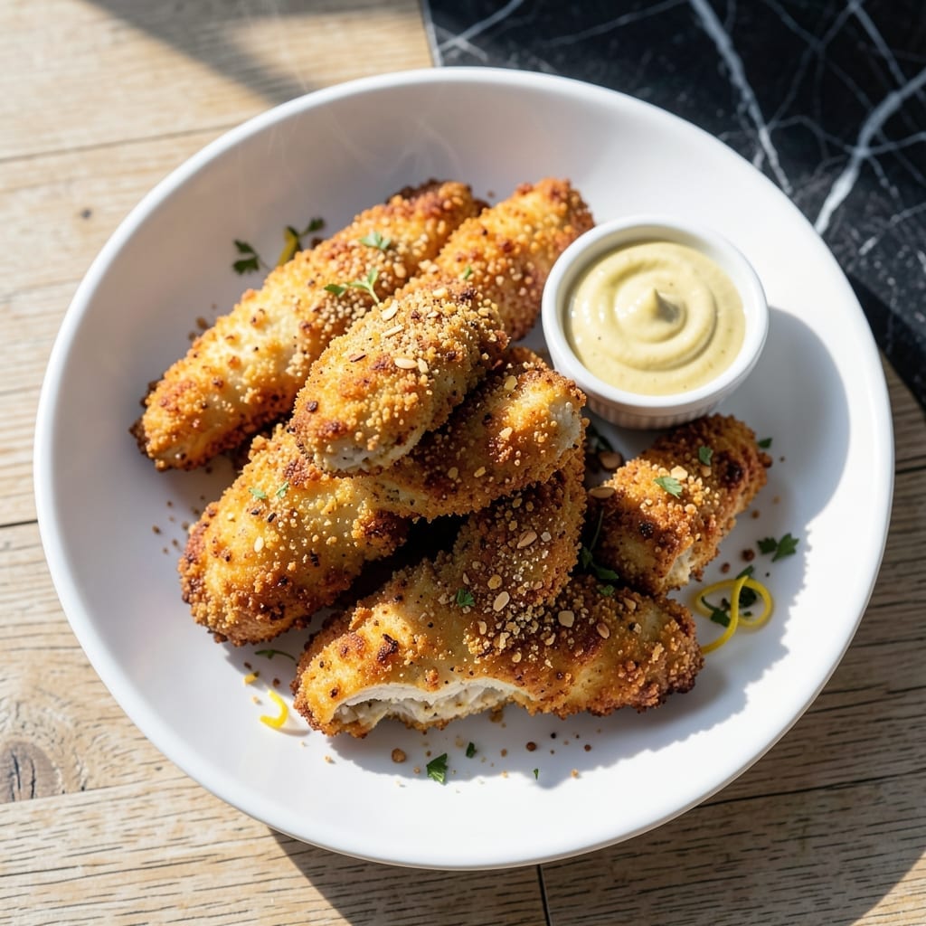 Low Calorie Chicken Tenders Recipe: Crispy Oven-Baked Light Bite