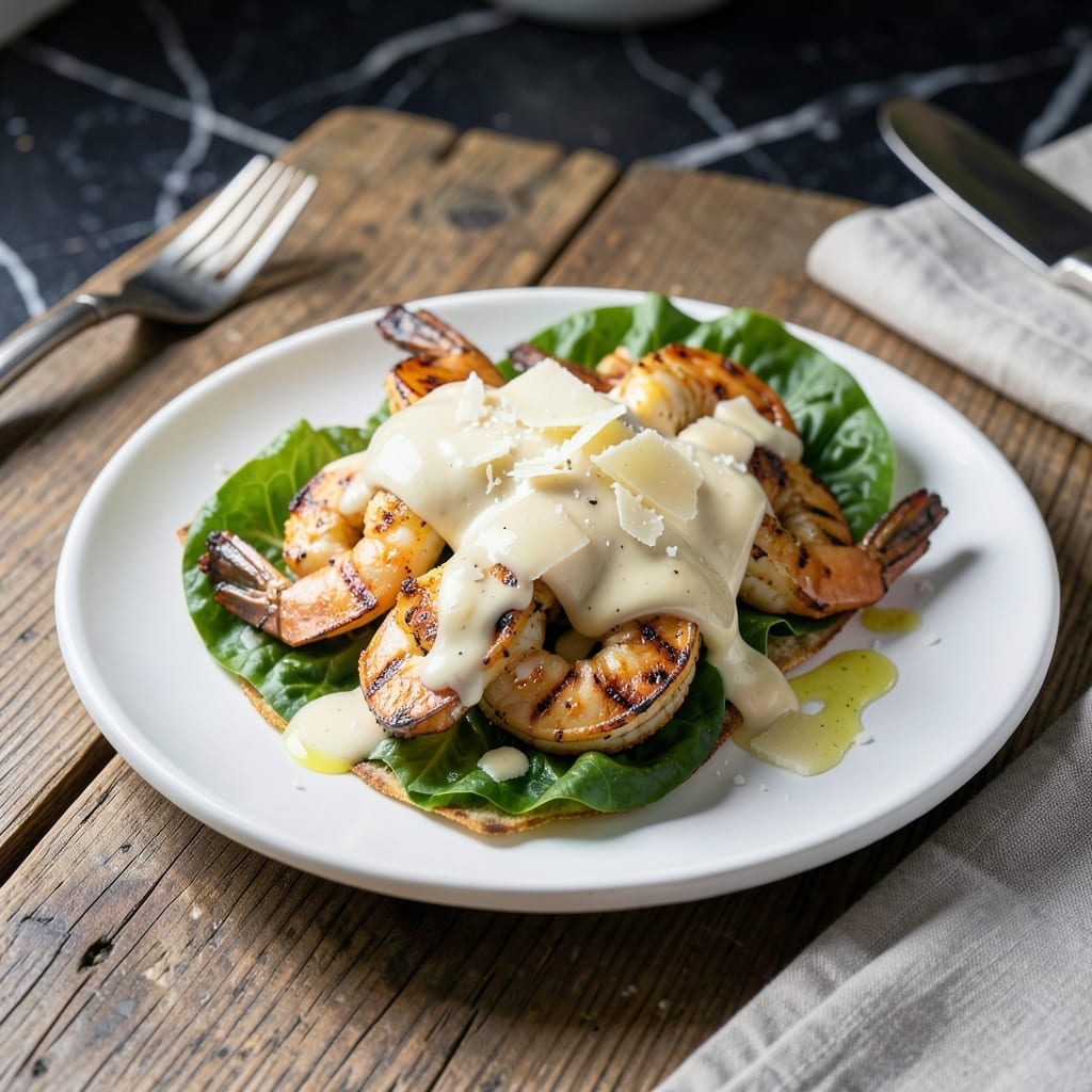 Grilled Shrimp Caesar Wrap Recipe: Smoky Char With Parmesan Crispness