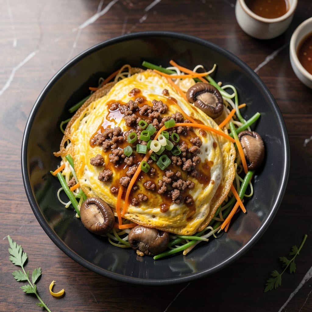 Recipe For Pork Egg Foo Young: Savory Chinese Omelette With Veggies