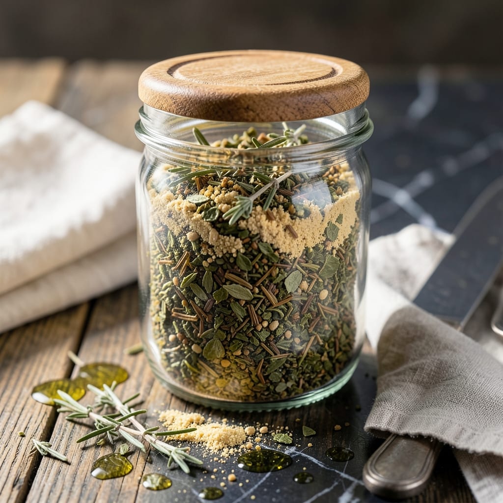 Bruschetta Seasoning Mix Recipe: Herbal Blend for Garlic Bread and Salads