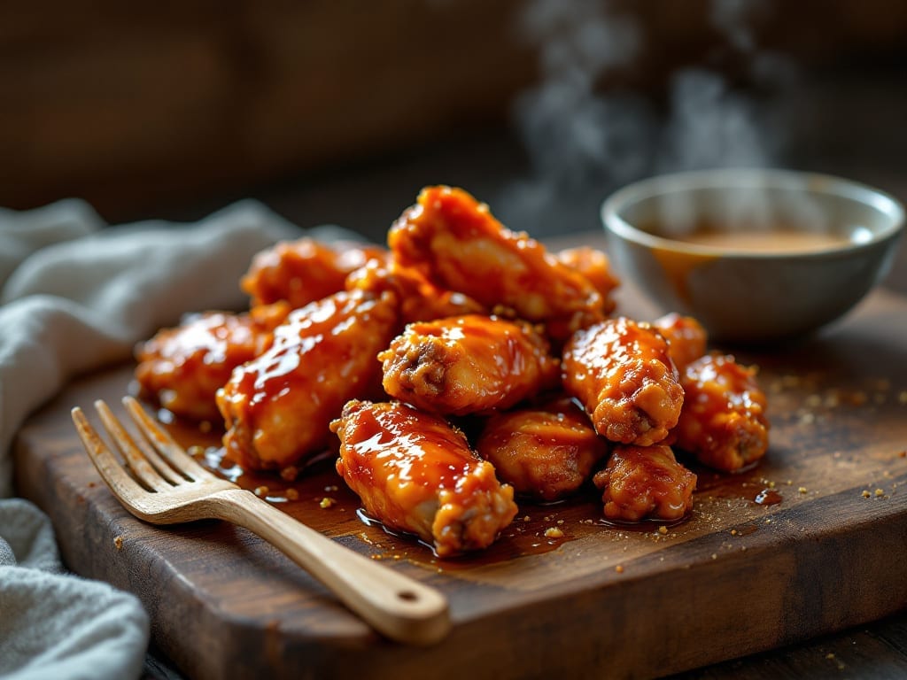 Honey Garlic BBQ Chicken Wings