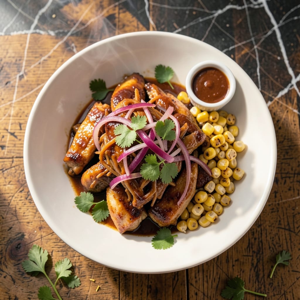 Shredded Barbecue Chicken Recipe: Slow-Cooked Smoky Sweetness