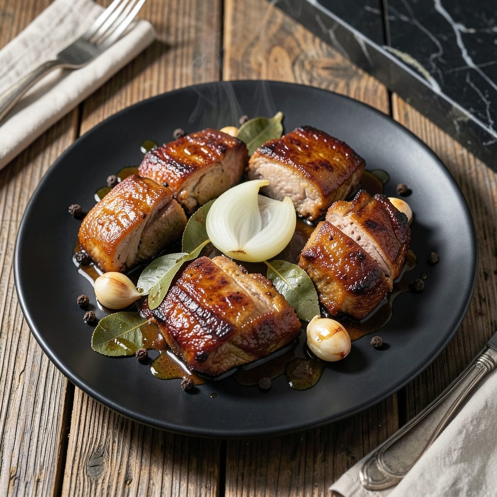 Dry Pork Adobo Recipe Panlasang Pinoy: Vinegar-Braised Tenderness With Garlic and Soy