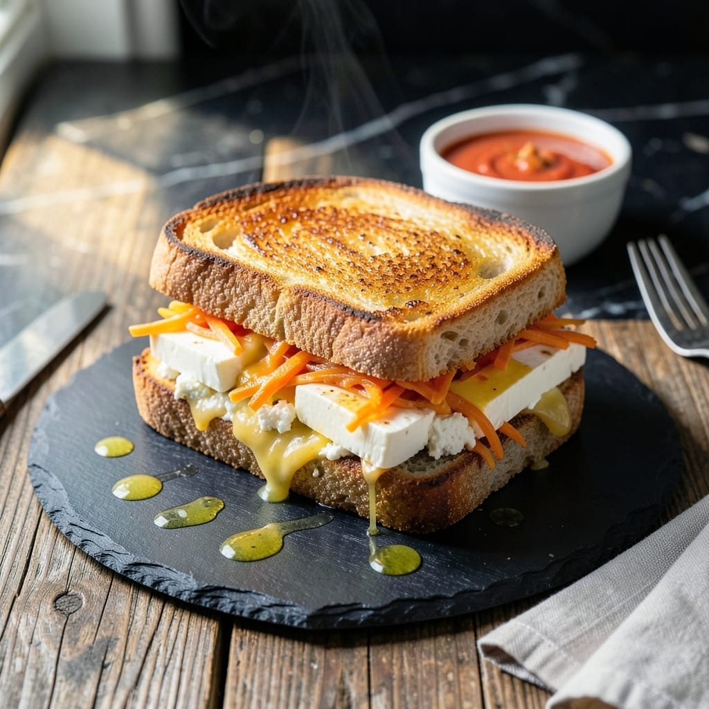 5 Cheese Grilled Cheese Recipe: Ultra Melty Layers of Comfort
