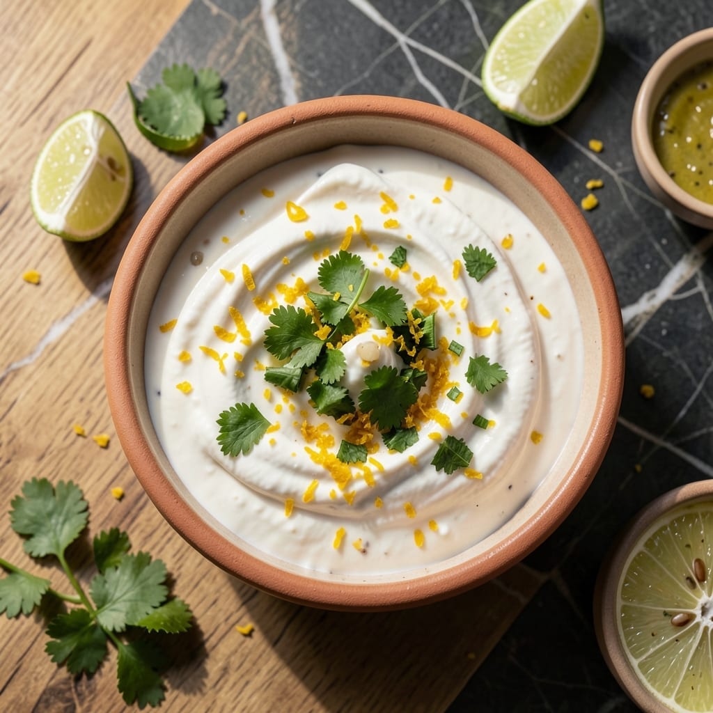 Cilantro Lime Crema Recipe Costco: Zesty Creamy Sauce for Tacos