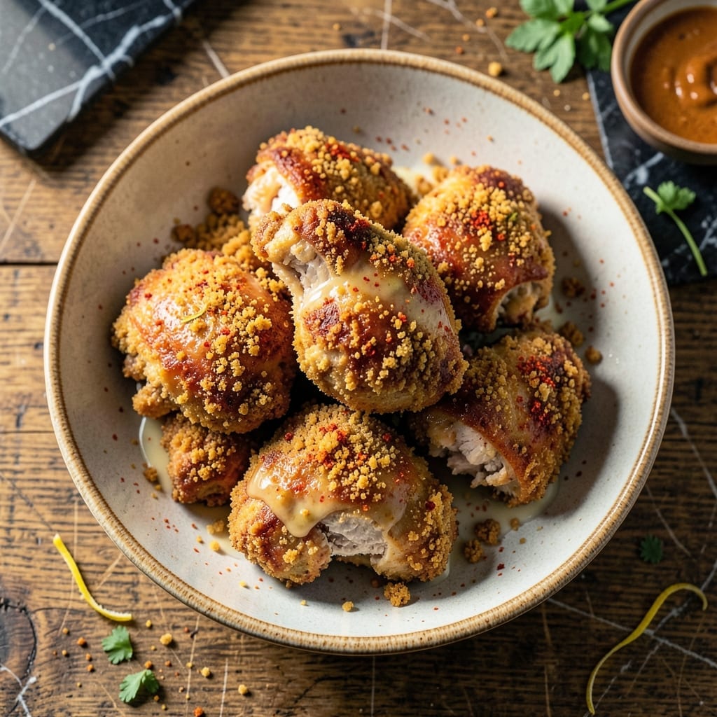 Fried Chicken Recipe With Bread Crumbs: Double-Crisp Golden Crust