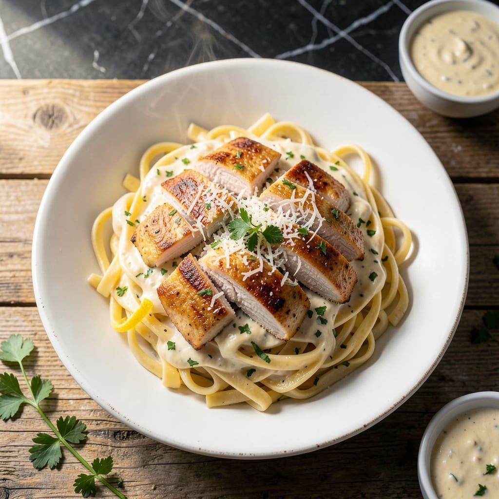 Pizza Hut Chicken Alfredo Recipe: Copycat Creamy Pasta With Grilled Chicken