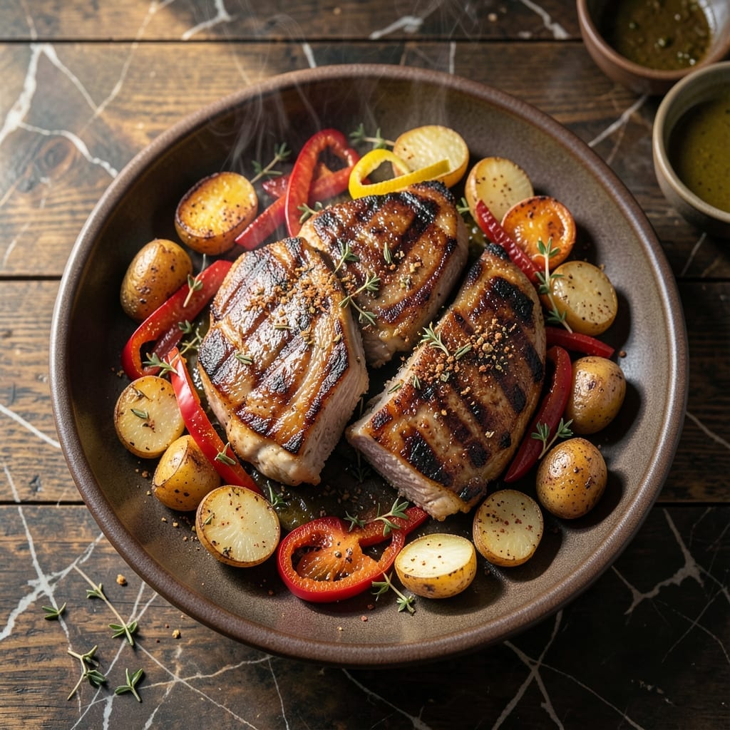 Grilled Pork Chop Recipe Ideas: Smoky Char with Herb-Infused Tenderness Grilled Pork Chop Recipe Ideas: Smoky Char with Herb-Infused Tenderness