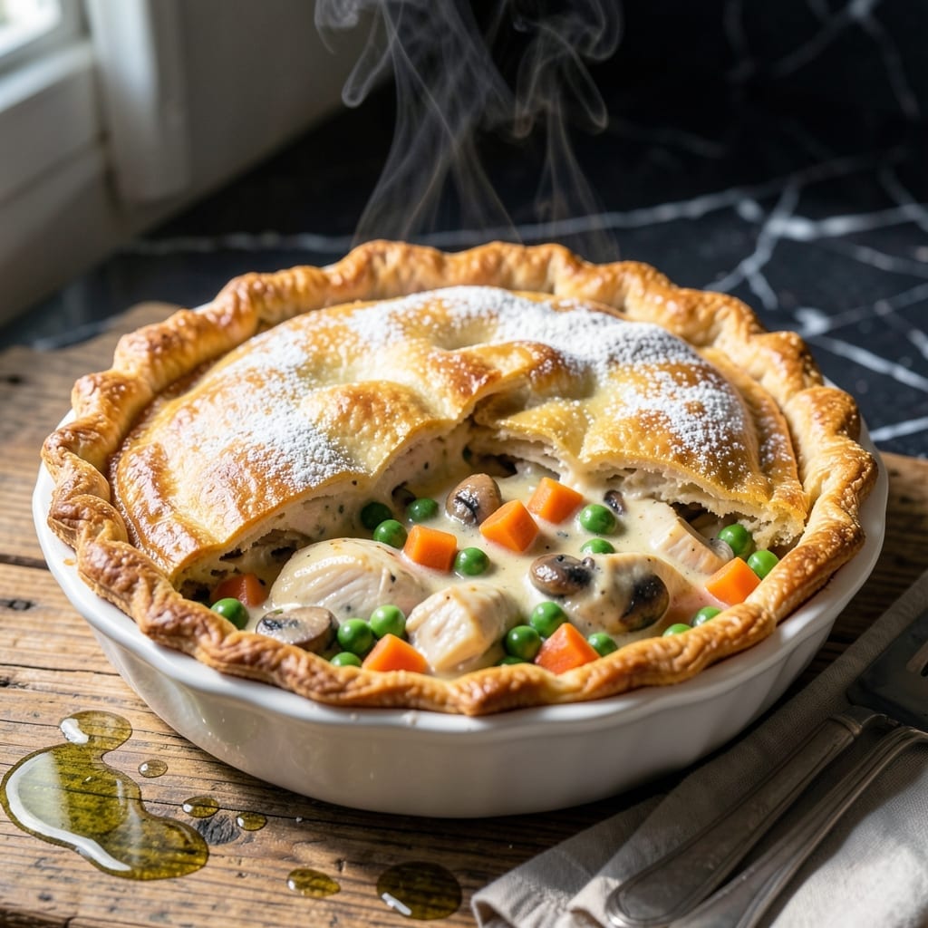 Kraft Chicken Pot Pie Recipe: Homemade Flaky Crust With Creamy Filling