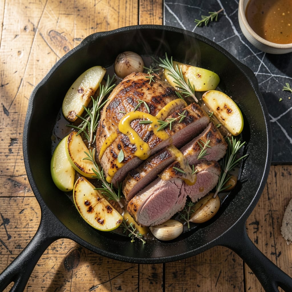 Pork Sirloin Roast Recipe With Apples: Sweet and Savory Herb-Crusted Delight