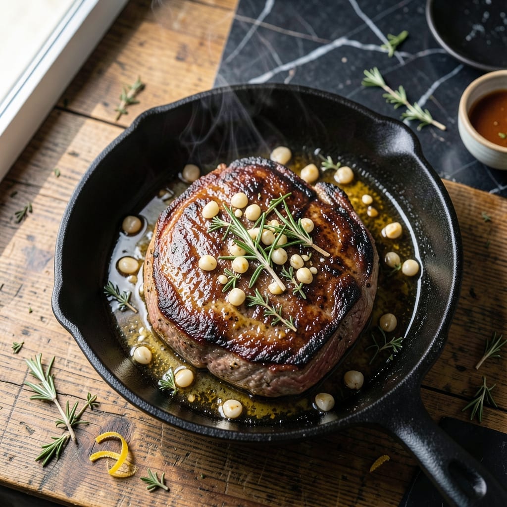 Flat Iron Roast Recipe Oven: Tender Slices With Garlic-Herb Crust