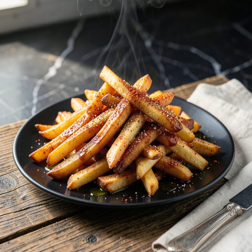 Barbecue Fries Recipe: Oven-Baked Smoky and Spicy Potatoes