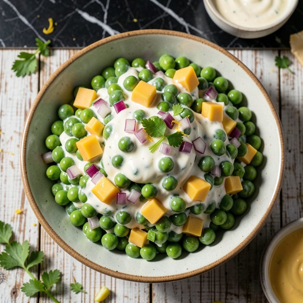 Old Fashioned Pea Salad Recipe With Mayonnaise: Creamy Garden Freshness in a Bowl