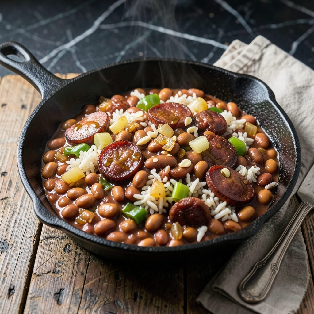 Cajun Ninja Red Beans and Rice Recipe: Smoky Louisiana Tradition