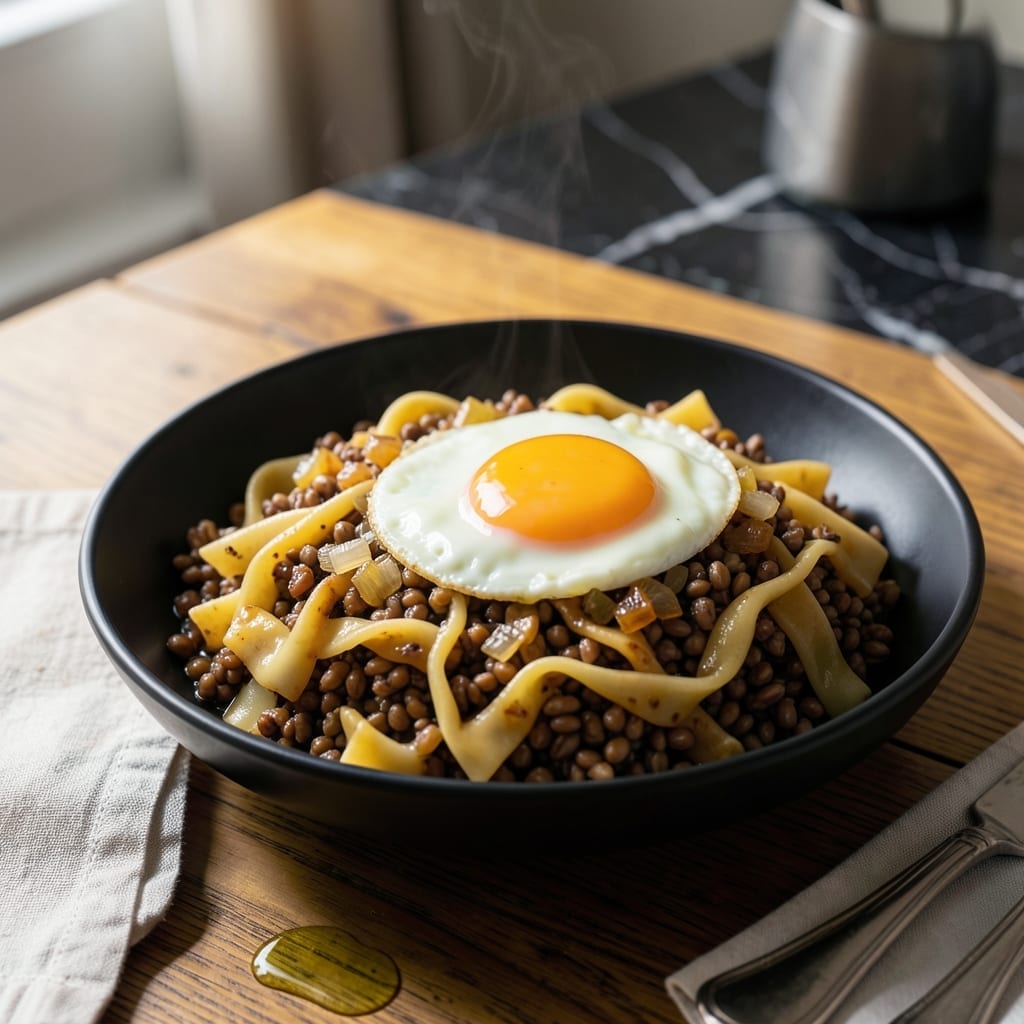 Kasha Varnishkes Recipe With Egg: Bowtie Pasta and Toasted Buckwheat Comfort