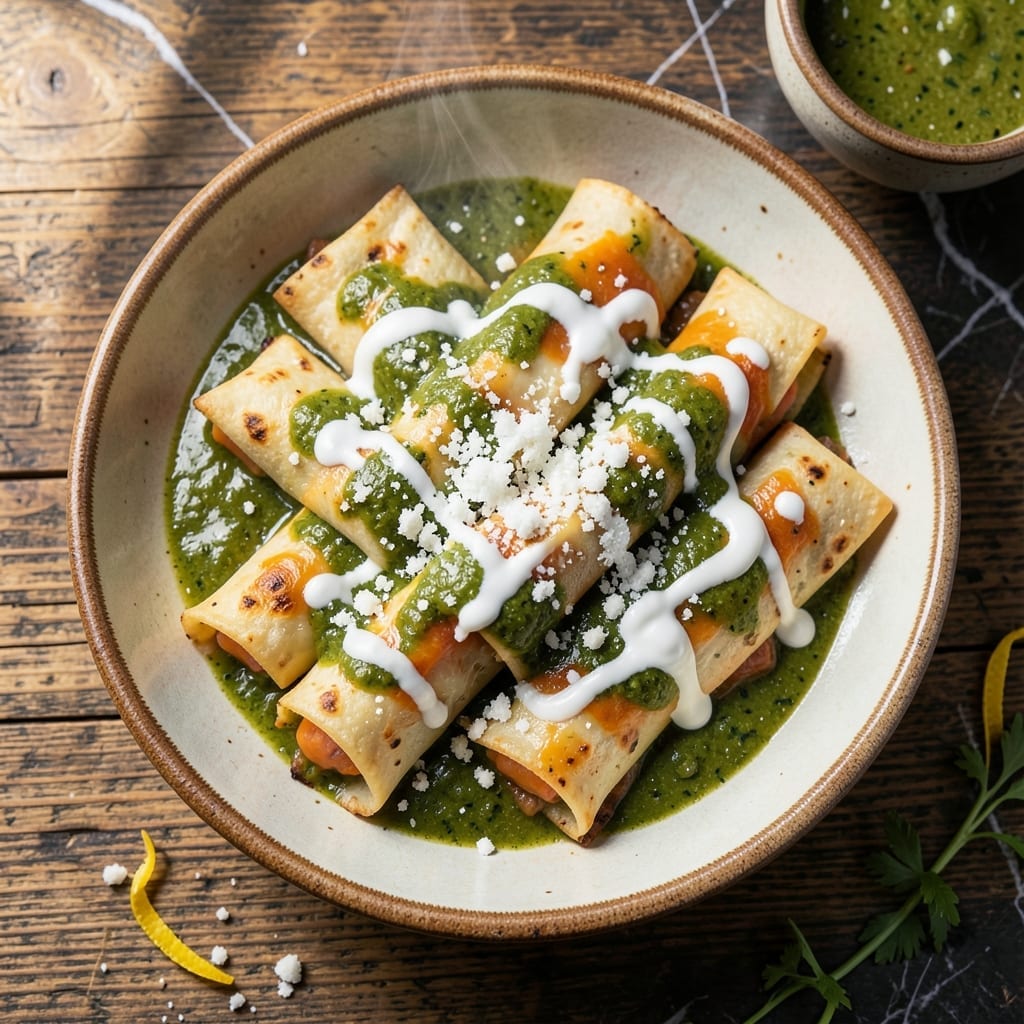 Cheese Enchiladas Recipe Green Sauce: Zesty Verde Smothered in Cheese