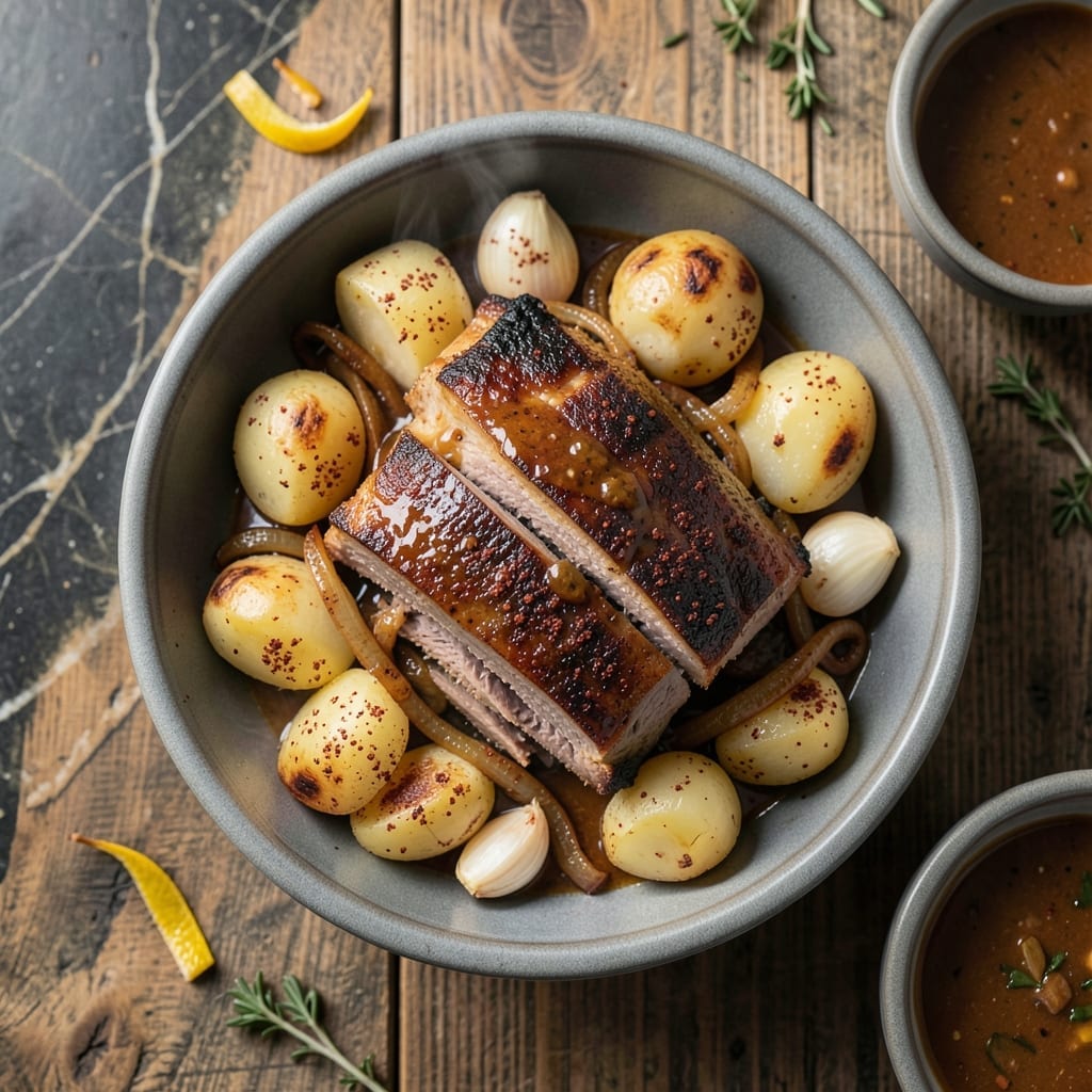 Pork Shoulder Boston Butt Roast Crock Pot Recipe: Melt-In-Your-Mouth Tenderness All Day