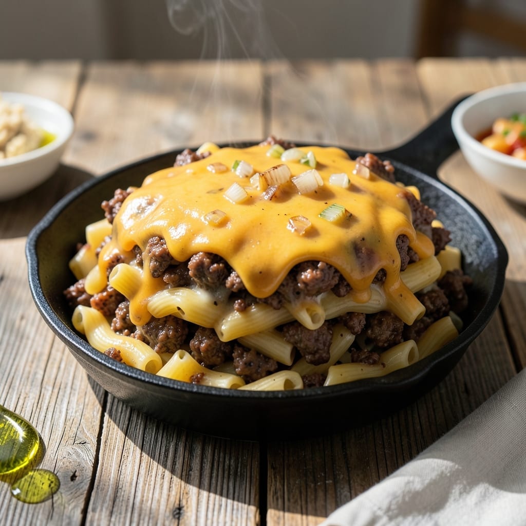 Velveeta Hamburger Helper Recipe: Nostalgic Cheesy Beef Skillet