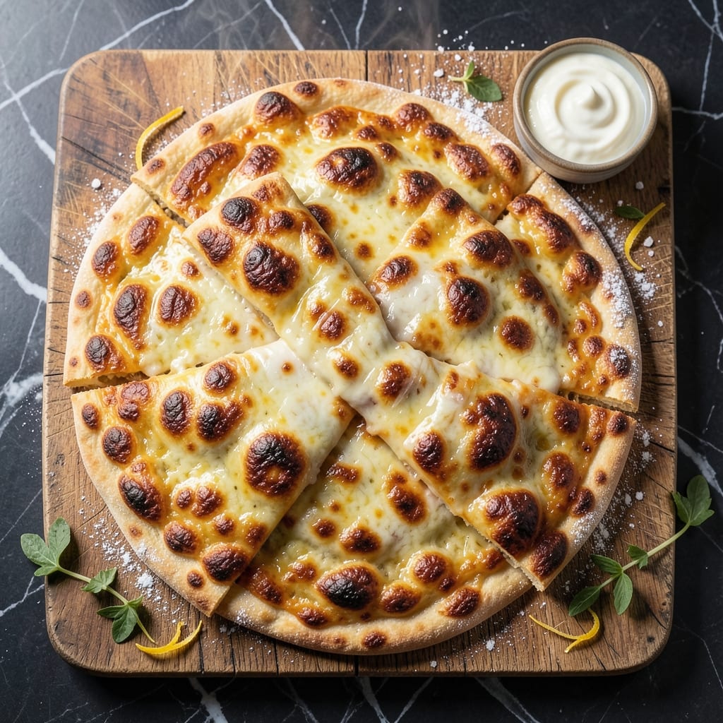 Cheesy Naan Bread Recipe: Pillowy Soft With Garlic Butter Swirls