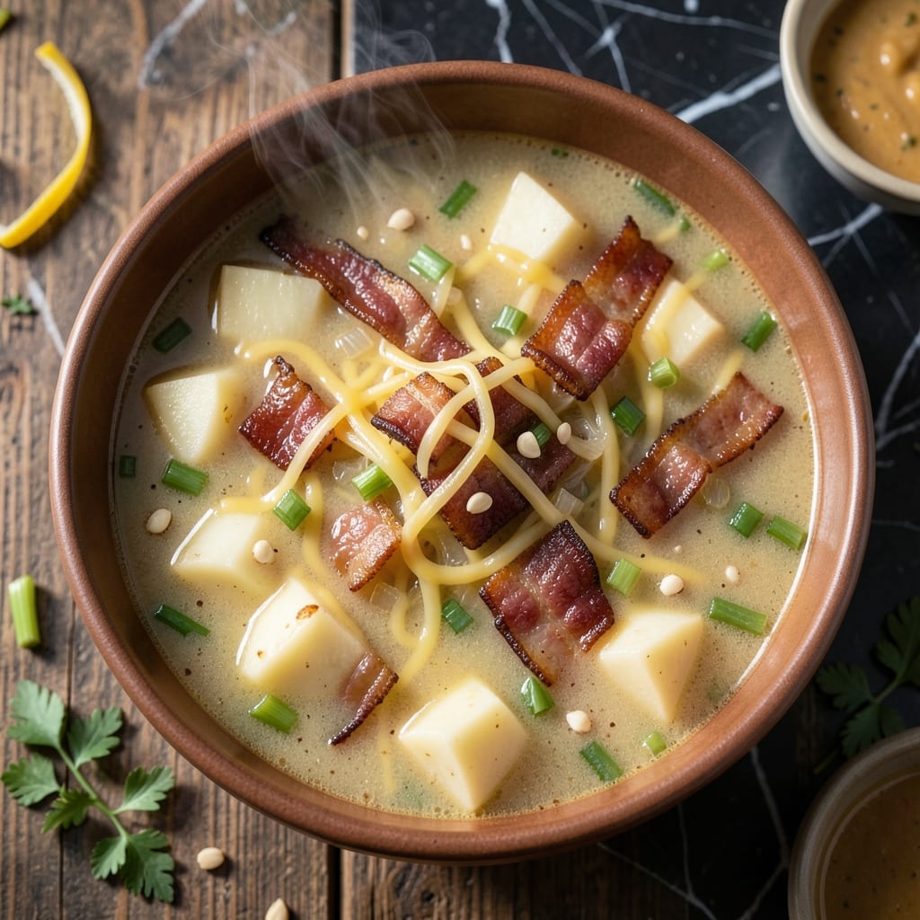 54th Street Potato Soup Recipe: Loaded With Cheesy Bacon Goodness