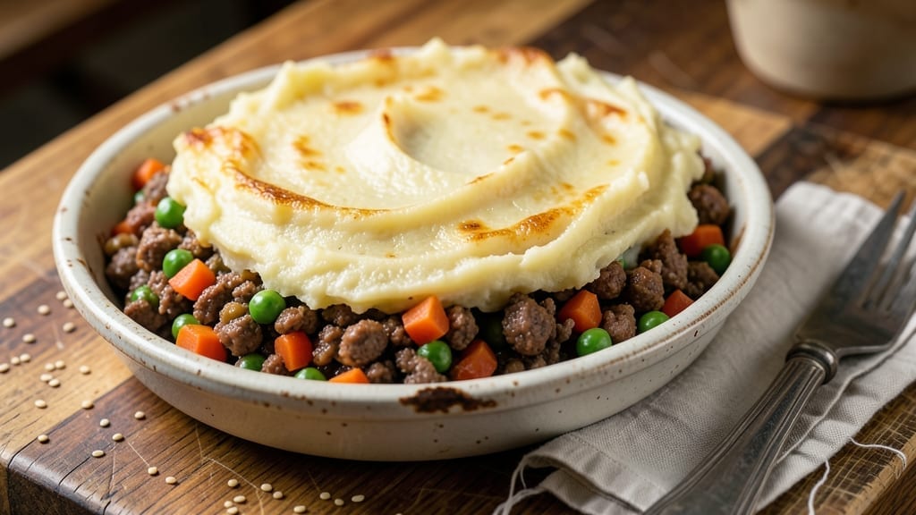 Smoked Sausage and Potato Shepherd's Pie