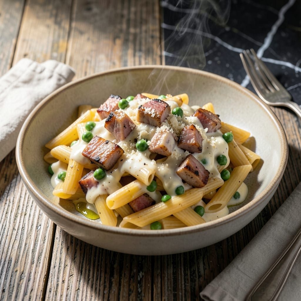 Jamie Oliver Ham Pasta Recipe: Creamy Pea and Parmesan Twist