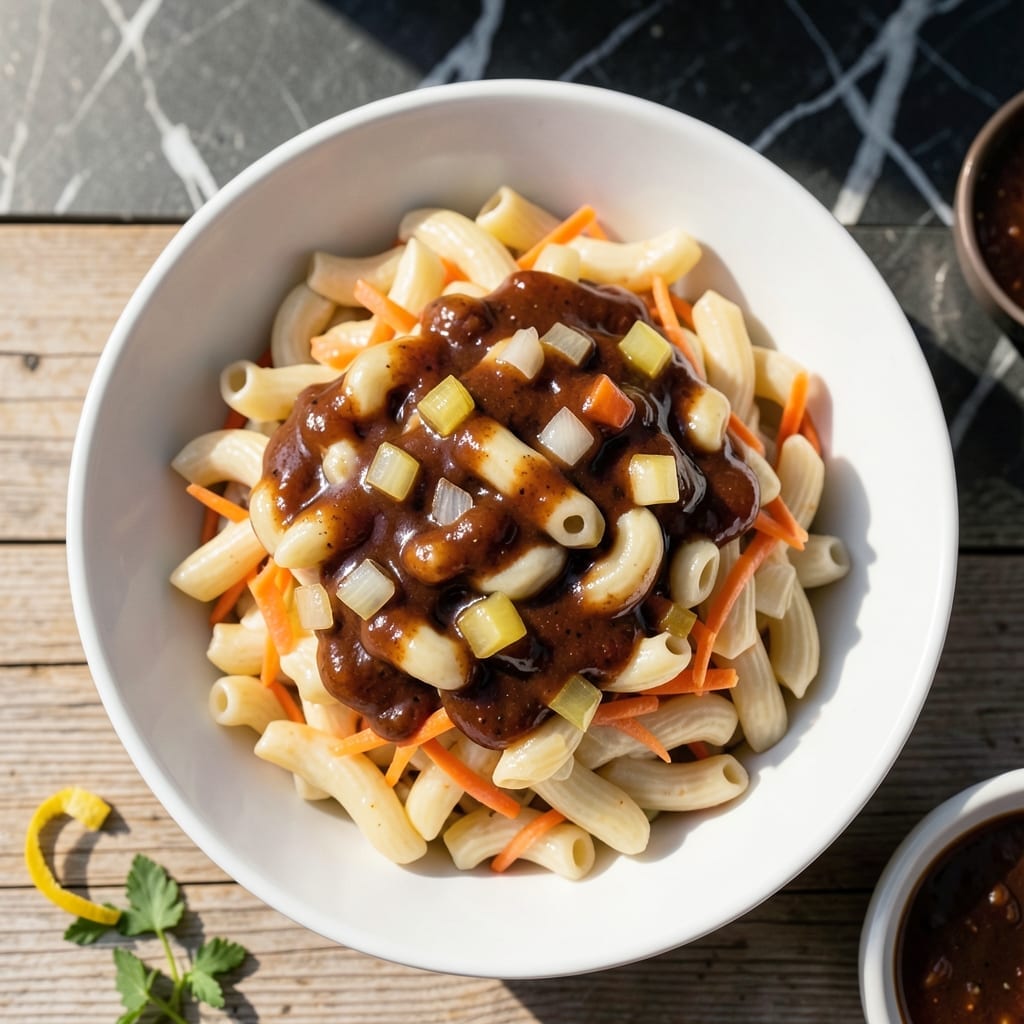 Hawaiian Barbecue Macaroni Salad Recipe: Sweet and Tangy Island-Style Creaminess