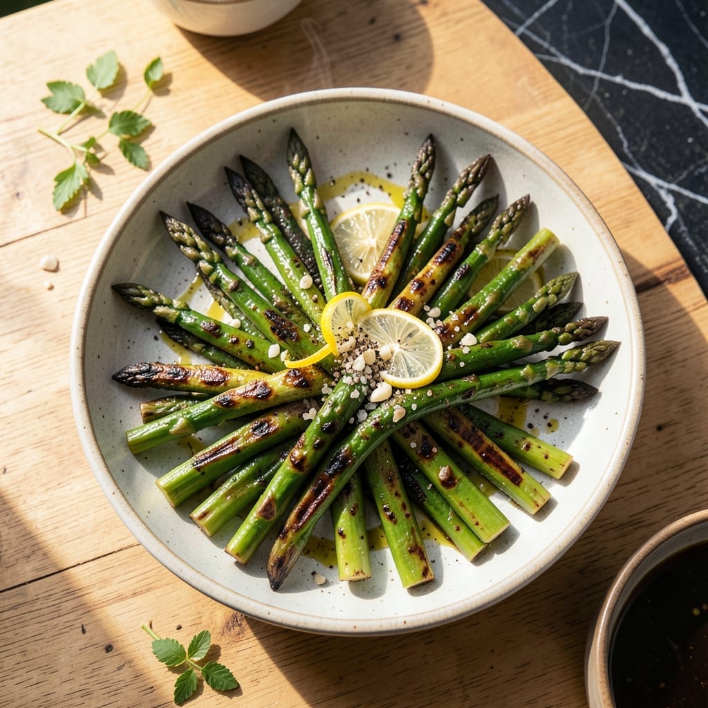 Recipe For Cooking Asparagus On The Grill: Smoky Char With Lemon-Infused Brightness